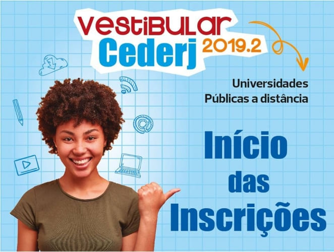 Cederj abre inscrições para o vestibular 2020