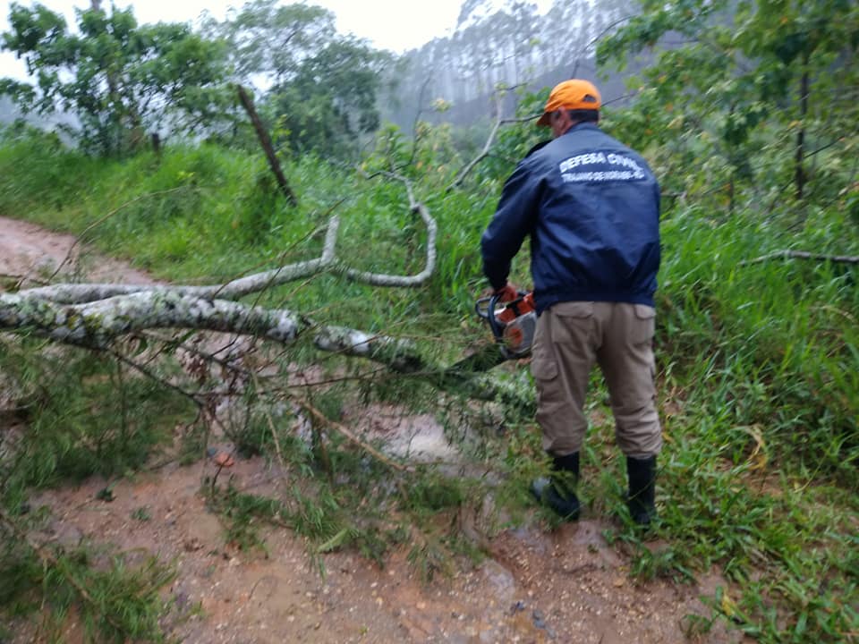 Chuva deixa Defesa Civil e Guarda Municipal de Trajano de Moraes em alerta
