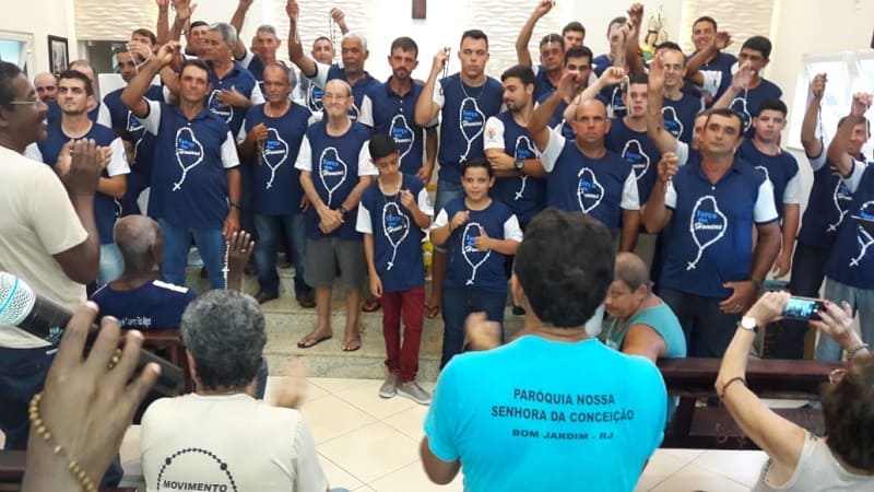 Terço dos Homens realiza encontro em Itaocara