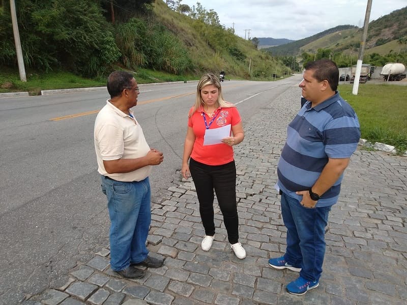 Controlador de velocidade é instalado na RJ-116 no posto Lambari