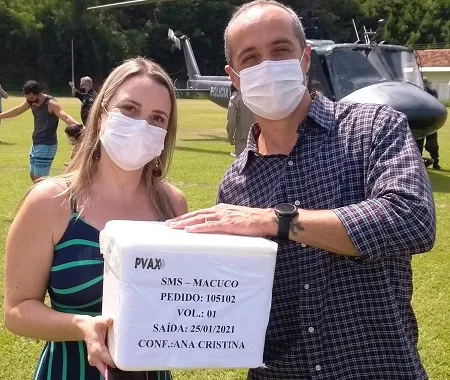 Macuco recebe primeiras doses da vacina de Oxford/AstraZeneca
