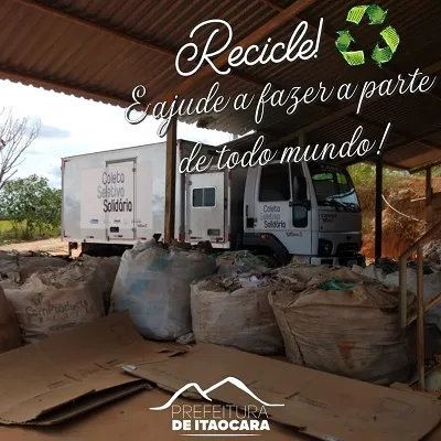 Menos de 1% do lixo é reciclado em Itaocara