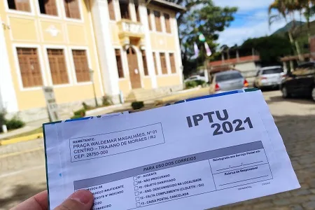 Últimos dias para pagar IPTU 2021 com desconto em cota única em Trajano de Moraes