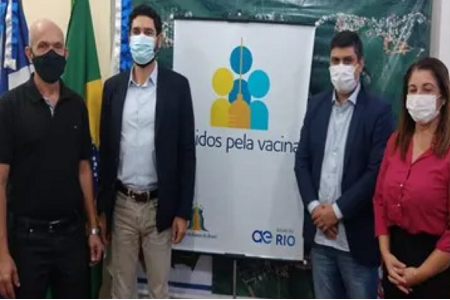Prefeituras de São Sebastião do Alto e Itaocara recebem doações da Águas do Rio para combate a covid-19