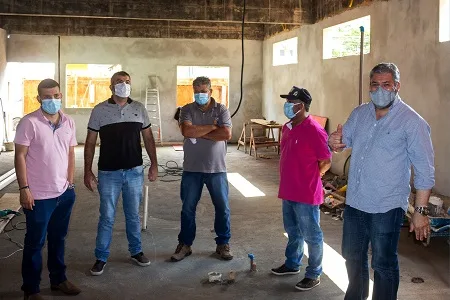 Prefeitura de Duas Barras realiza obras no Cras em Monnerat