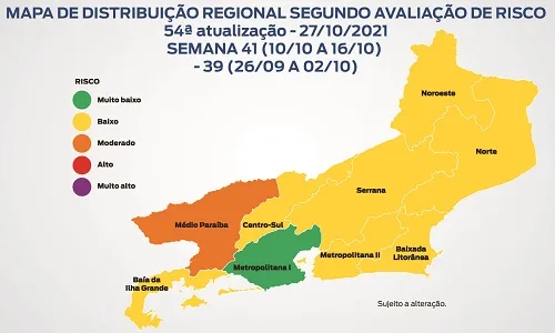 Levantamento da Secretaria de Estado de Saúde passa a classificar municípios que podem flexibilizar o uso das máscaras