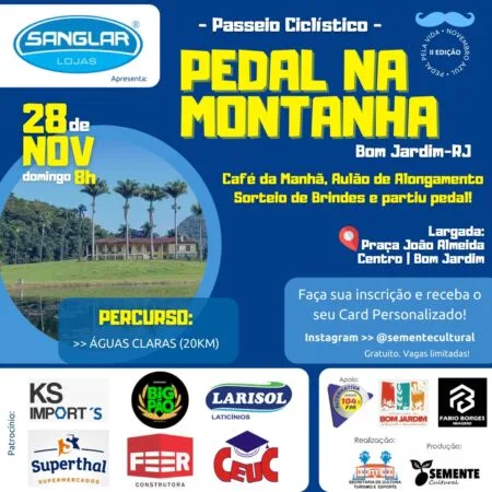 Passeio Ciclístico Pedal na Montanha em Bom Jardim