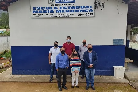 Vereadores fiscalizam escolas da rede de ensino em Trajano de Moraes