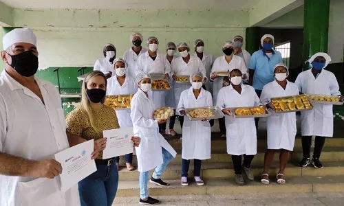 Curso de Produção de pães caseiros em parceria com a EMATER e a assistência social em Trajano de Moraes