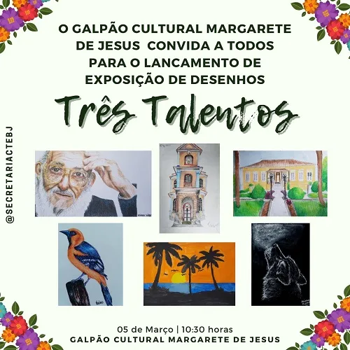 Três jovens talentos farão exposição no Museu de Bom Jardim