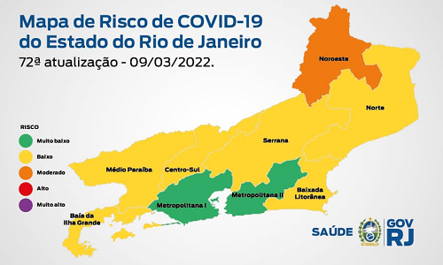 Estado do Rio de Janeiro volta para bandeira verde