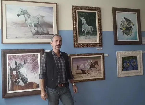 Artista plástico José Antônio Maia abre ateliê no município do Carmo