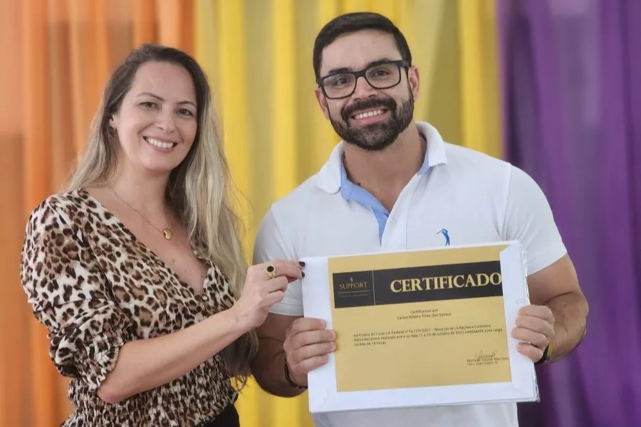 Servidores da Prefeitura de Trajano de Moraes participam de curso da nova lei de licitações
