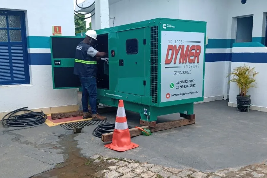 Águas do Rio instala gerador em Itaocara