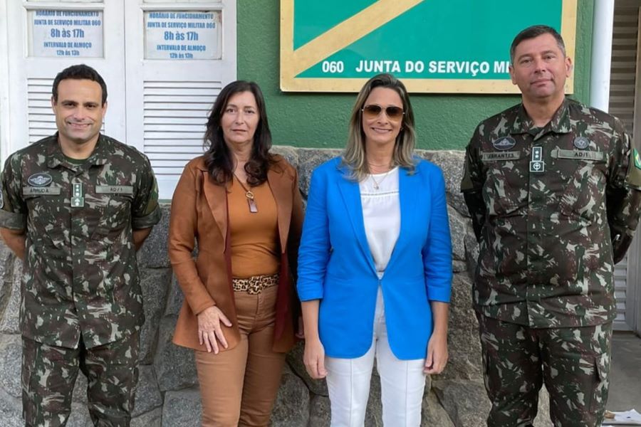 Junta de Serviço Militar de Trajano de Moraes recebe visita técnica
