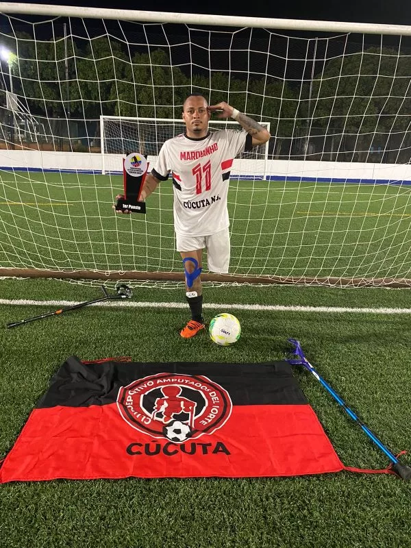 Jogador cantagalense vence Campeonato Nacional de Futebol para Amputados na Colômbia