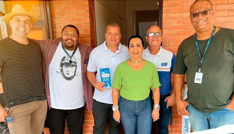Carmo recebe os representantes da Caravana da Ciência