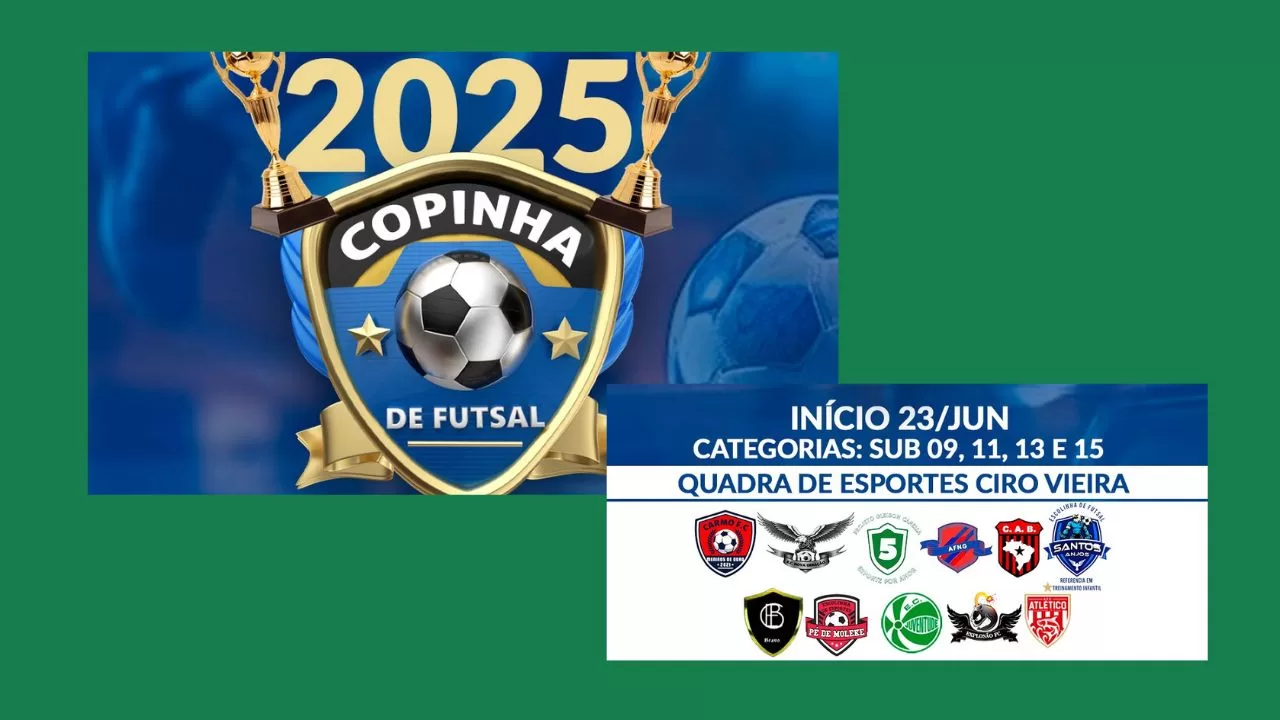 Município do Carmo terá Copinha de Futsal neste mês