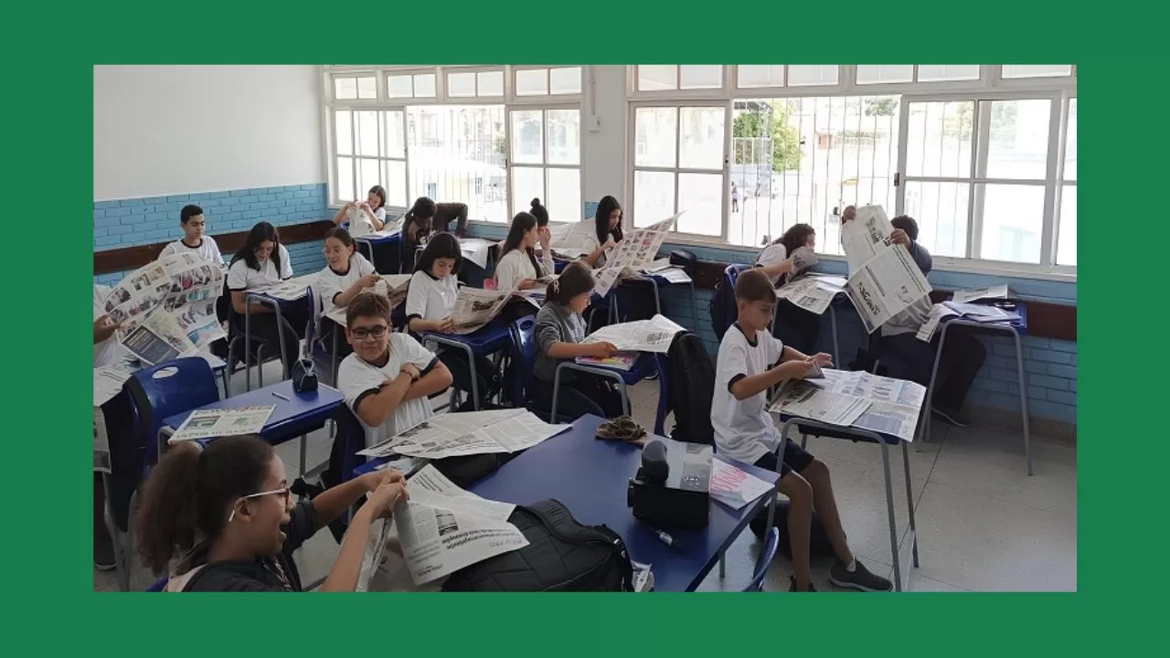 Alunos do Colégio Frei Tomás se encantam com reportagem sobre projeto educacional