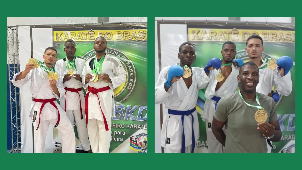Equipe de atletas de Trajano de Moraes participa de Campeonato Brasileiro de Karatê