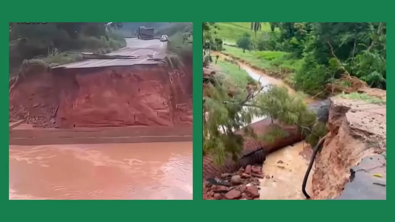 Chuvas causam estragos em Cantagalo e São Sebastião do Alto