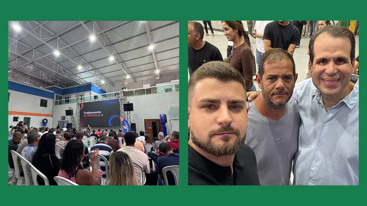 Vereador de Cantagalo participa de encontro do partido Solidariedade