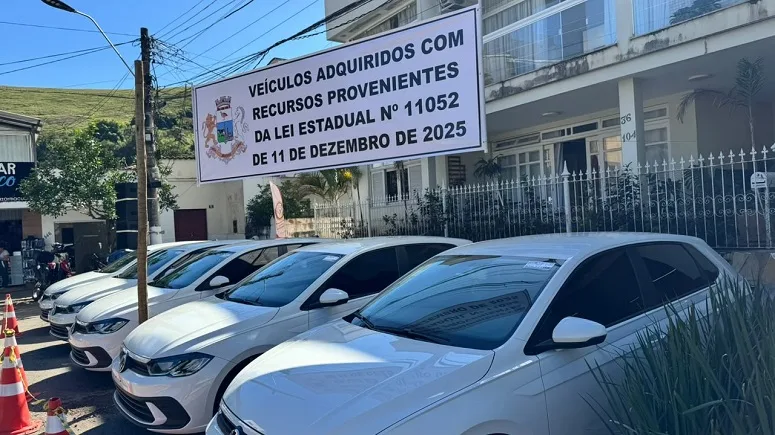 Investimento proveniente de Lei Estadual garante cinco automóveis e van zero-quilômetro para Macuco